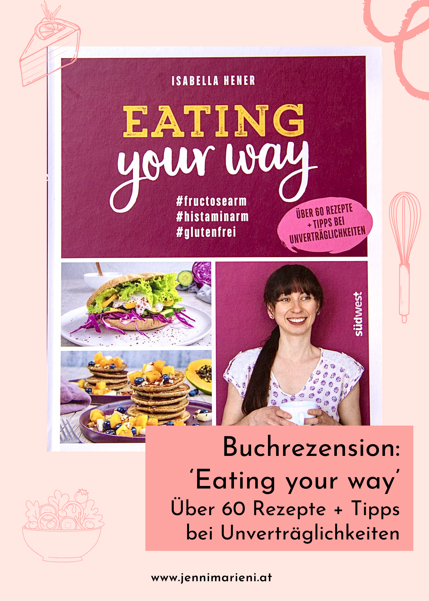 Rezension: „Eating your Way“ von Isabella Hener – fructosearm, histaminarm, glutenfrei [PR Sample]